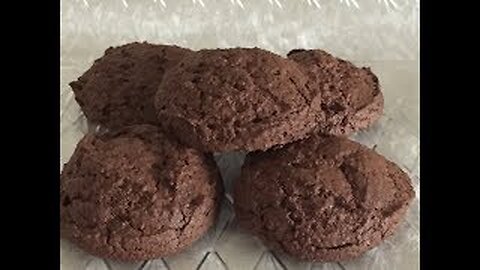 Chocolate Espresso Cloud Cookies (Gluten Free)