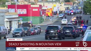 San Diego Police investigate deadly Mountain View shooting