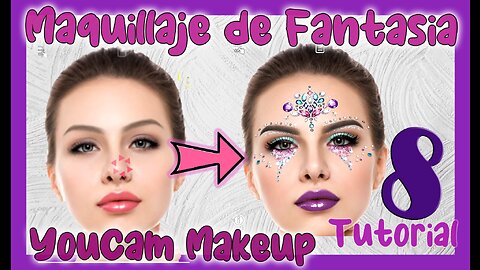 🆕 Maquillaje de FANTASÍA con YOUCAM MAKEUP ✅Herramientas Digitales para Belleza ✅ Tip 8