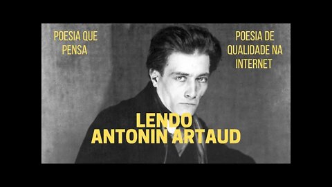 Poesia que Pensa − Lendo ANTONIN ARTAUD