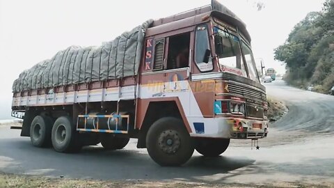 Heavy Load Truck Facing problem dhimbam Hairpin Bendbcroad