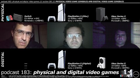 +11 003/004 001/013 006/007 podcast 183: physical and digital video games