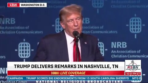 Trump | "The Inside People Are Very Dangerous. They Are Sick. I Know to Achieve Victory In This Fight Just Like In the Battles of the Past We Still Need the Hand of Our Lord & the Grace of Almighty God. We Have to Have That." - 2.23.24