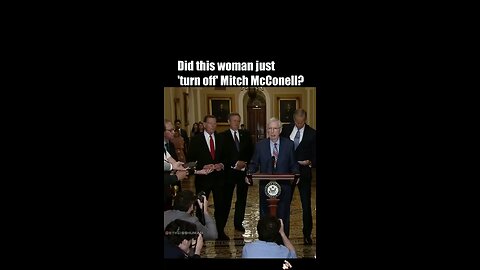 Mitch McConell gets turned off