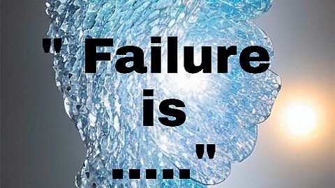 " Failure is ...." #rumble #motivation #quotes