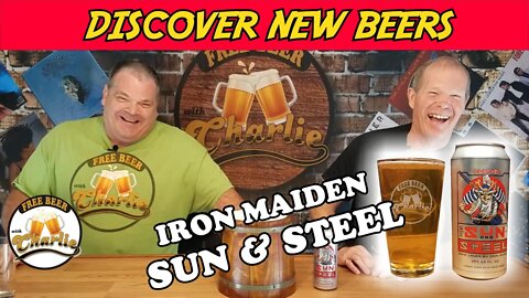 Another hit by Iron Maiden! Sun And Steel Lager brewed by Robinson Brewery. | Beer Review