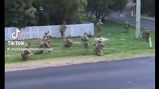 The Australian military are conducting ‘training drills’ in suburban Sydney