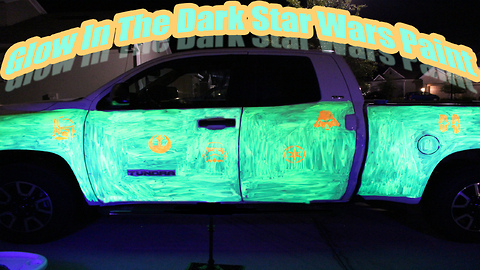 GLOW IN THE DARK PAINT JOB ON TRUCK