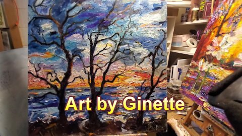 Jan 6 large oil painting new promo materials from Canva