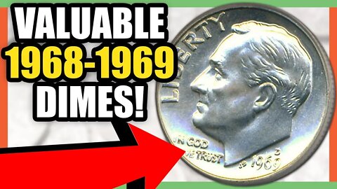 1968 & 1969 DIMES WORTH MONEY - VALUABLE DIME ERROR COINS TO LOOK FOR!!
