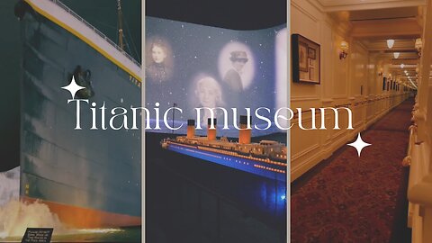 Titanic museum in TN , it was an amazing experience 😍.