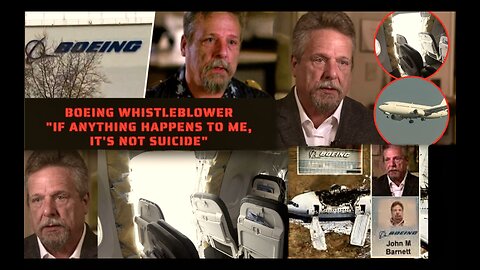TRAVEL WARNING Boeing Whistleblower John Barnett Assassination Foreshadows Airline Disasters