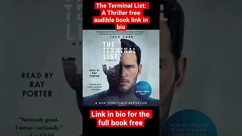 The Terminal List: A Thriller book free on audible #shorts