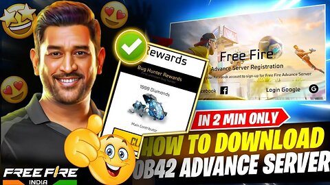 How to Register And Download Free Fire OB42 Advance Server