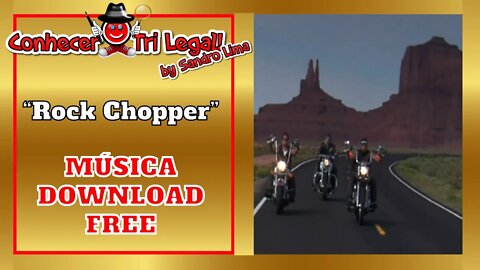 Clip Arte | "Rock Chopper" | Motoqueiros e suas Motos Chopper na estrada do Deserto do Arizona, EUA