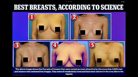 Scientists Study What Makes Breasts Most Attractive To Men & Women Trust The Science Of Best Breasts