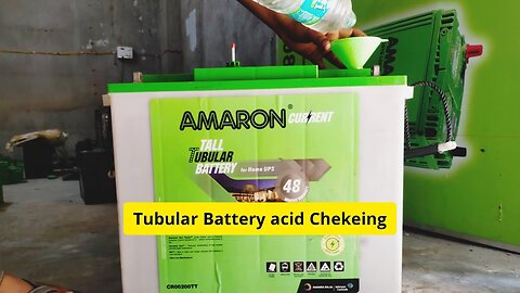 Home Tubular battery Acid Checking Process .