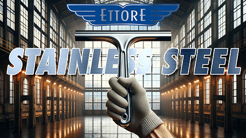 Every Squeegee Channel for Your Ettore Stainless Steel Handle