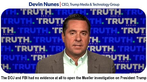BREAKING! Devin Nunes comments on newly released Durham Report - May 15, 2023