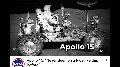 Apollo 15"; Never Been on a Ride like This Before