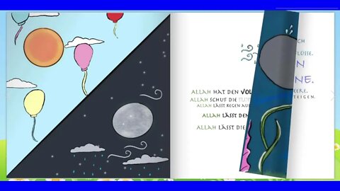 Lehren Sie muslimische Kinder über Allah (Gott) Videobuch für Kinder auf Deutsch