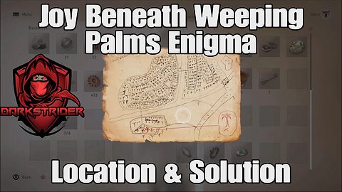 Assassin's Creed Mirage- Joy Beneath Weeping Palms Enigma