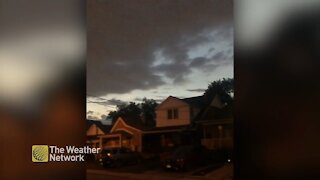 Thunder roars as dark clouds threaten Toronto neighbourhood
