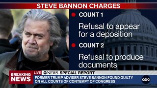 ABC News Special Report: Steve Bannon found guilty of contempt of Congress