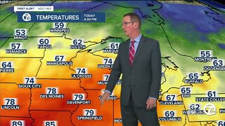 Warm and dry this weekend