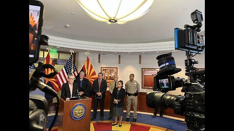 VD1-2 Governor Katie Hobbs Press Conference at the AZ Capitol.
