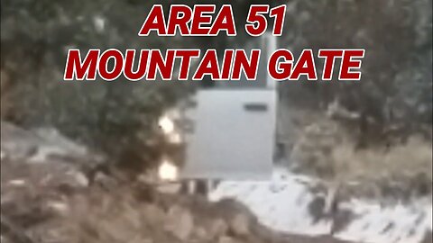 (AREA 51) STAND OFF @ SECRET GATE....