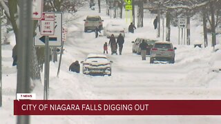 Snow storm wallops Niagara Falls