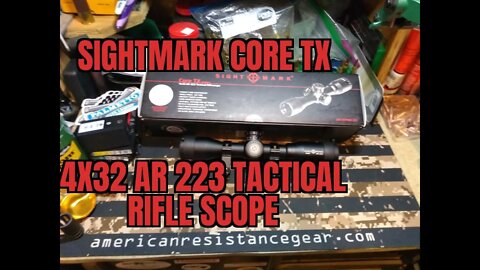 Sightmark Core TX 4X32 AR 223 Tactical Riflescope #sightmark