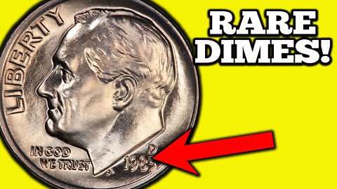 1985 Dimes Worth Money! Roosevelt Dime Error Coin Values