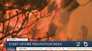 Start of fire prevention week