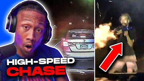 Georgia Man Shoots at Cops with AK-47 after Deadly High-Speed Chase [REACTION!!!] #dashcam #viral