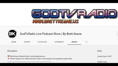 @GodTvRadio Live Podcast Show | By Brett Keane Regarding @Dr KyLo Ken & @Smokey Saint