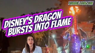 Disney's Dragon Bursts Into Flame