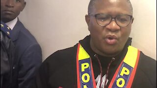 Deputy's remarks rough and regrettable, says Police Minister Mbalula (uhs)