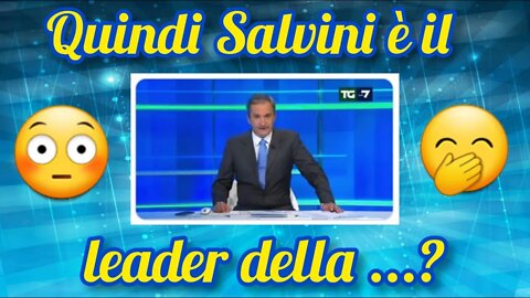 Gaffe incredibile su Salvini al TgLa7 !