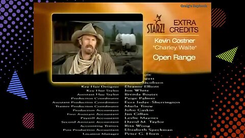 Retro 2004 - Starz Extra Credits - Open Range - Cable TV History
