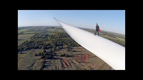Bladerunner Wind Turbine BASE Jump