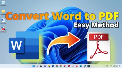 How to Convert Word to PDF