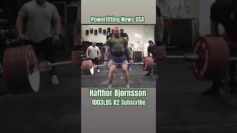 Hafthor Bjornsson: The Heaviest Deadlift Ever For Reps Must Watch #viral #short