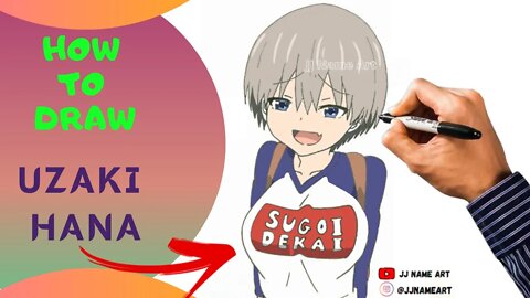 How to Draw Uzaki Chan from Uzaki chan Wants to Hang Out | [ 宇崎ちゃんは遊びたい！ ]