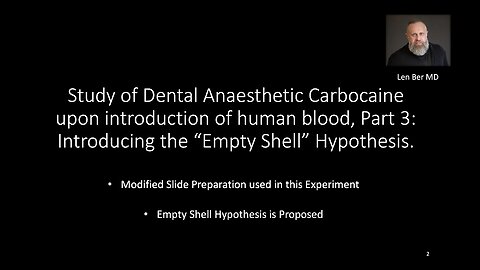 Part 3 of Carbocaine+Blood Experiments: Introducing the "Empty Shell" Hypothesis.