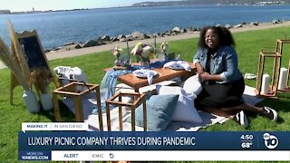 San Diego Luxury Picnic company thrives during pandemic