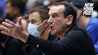Coach K has heated exchange with Georgia Tech player