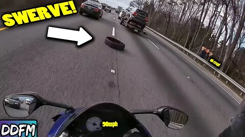 GSXR 600 90MPH Close Call! I Hope You're Prepared For Things Like This
