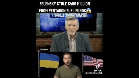 UKRAINE PRESIDENT🤑🇺🇦STOLE MILLIONS OF DOLLARS FROM U.S PENTAGON FUND💸🏛️🐚💫